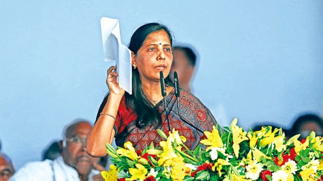 Delhi Chief Minister Arvind Kejriwal’s wife Sunita