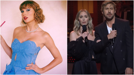Taylor Swift, known for her keen eye and appreciation of creative endeavours, took to X to share her delight at Ryan Gosling and Emily Blunt's rendition of her song.
