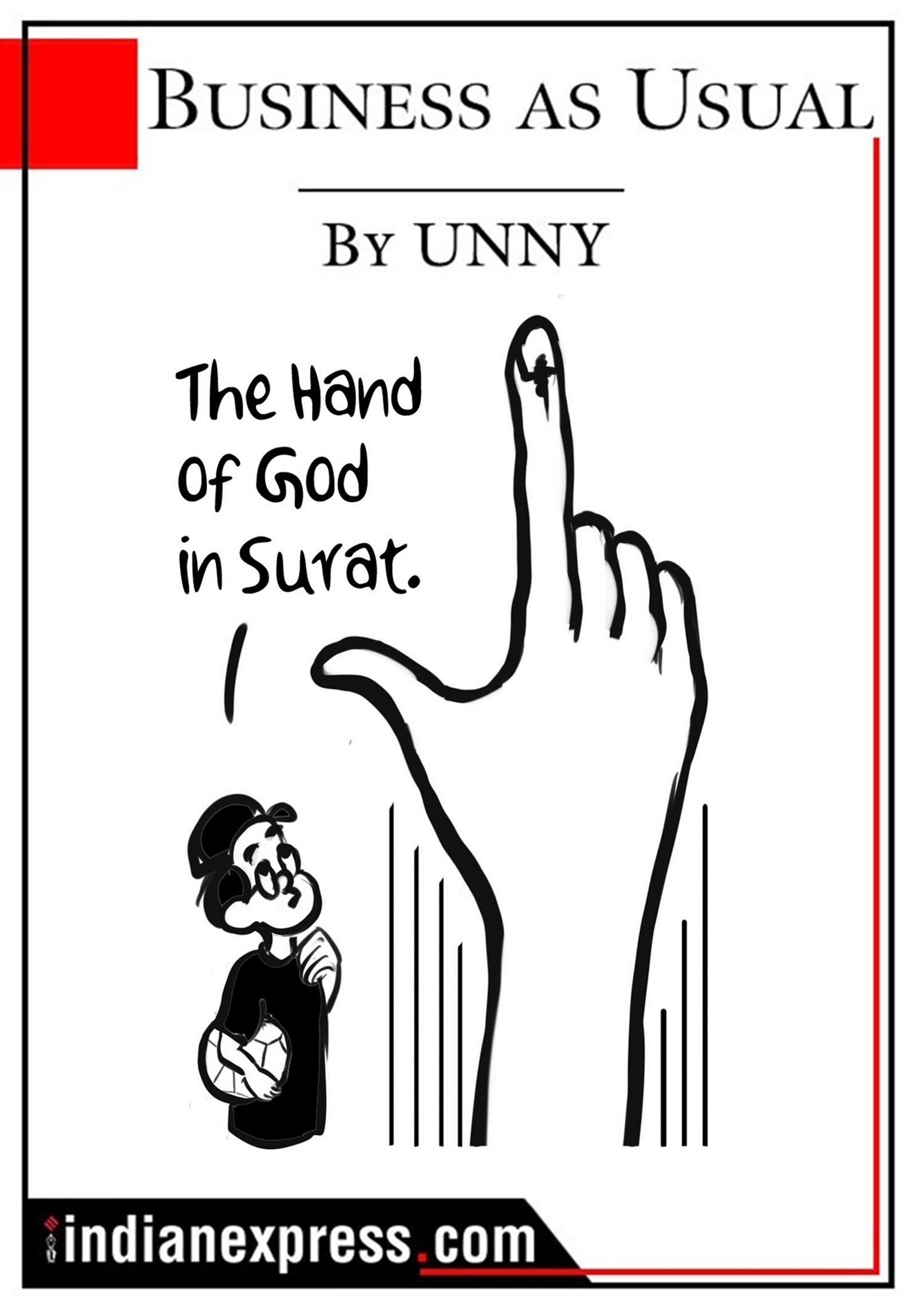 Express cartoon by E P Unny