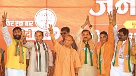 yyyogi-4col Ram Mandir, Jewar Airport, Yogi Adityanath, Rapid Rail, Narendra Modi, Indian express news, current affairs