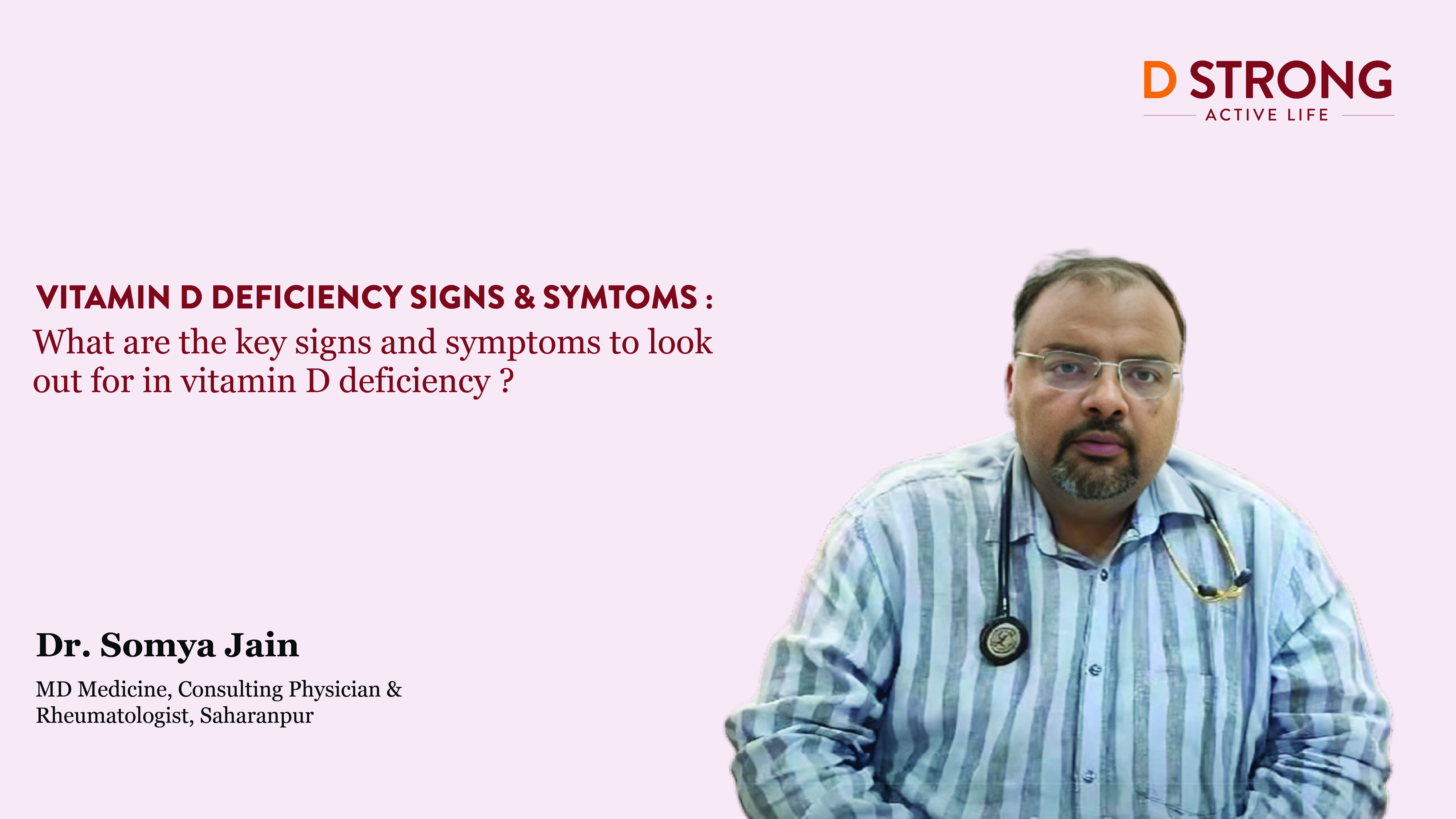 Dr somya jain addresses the lack of awareness surrounding vitamin d ...