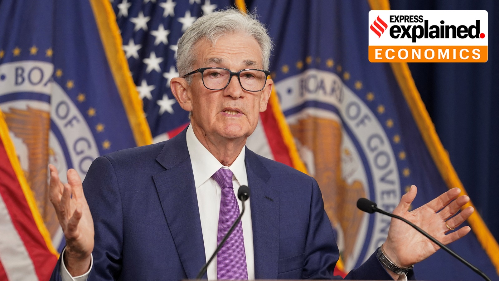 US Federal Reserve Chair Jerome Powell .