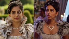 Banita Sandhu shares BTS pictures from Bridgerton 3