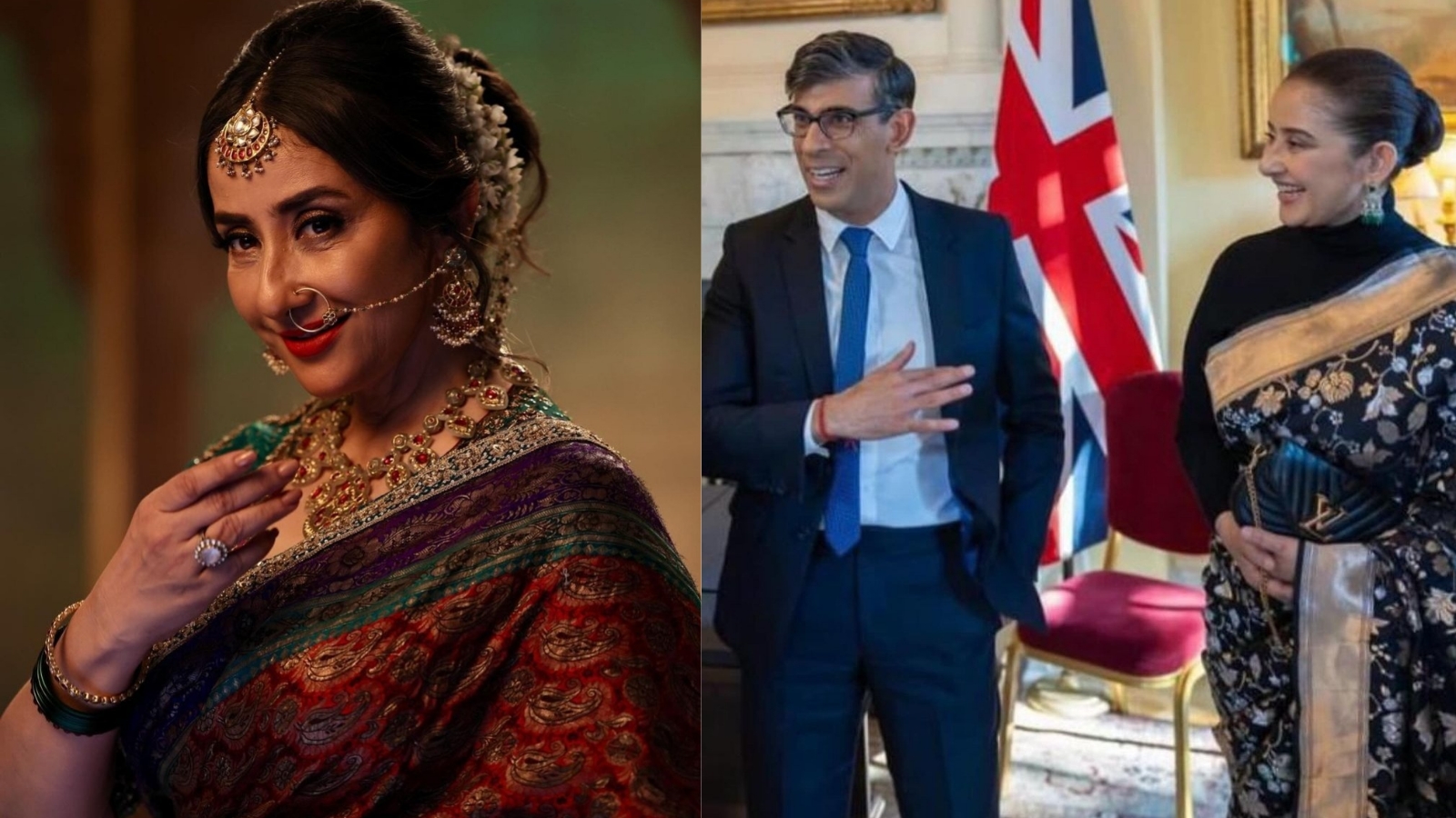 Manisha Koirala meets UK PM Rishi Sunak, see pics