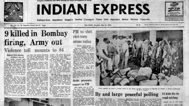 Bombay-Thane Riots, India-Pak Visa Rules, By-election Polling, Philippines Protests, 40 years, editorial, Indian express, opinion news, indian express editorial