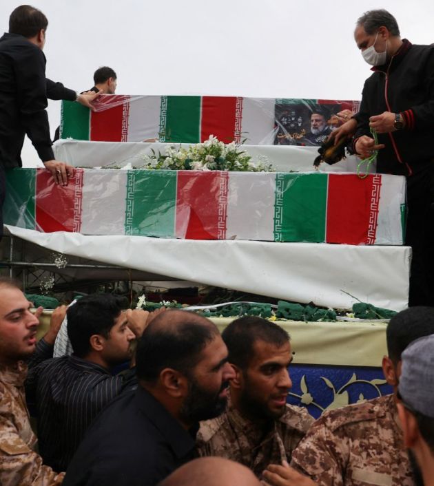 The world pays last homage to late Iranian President