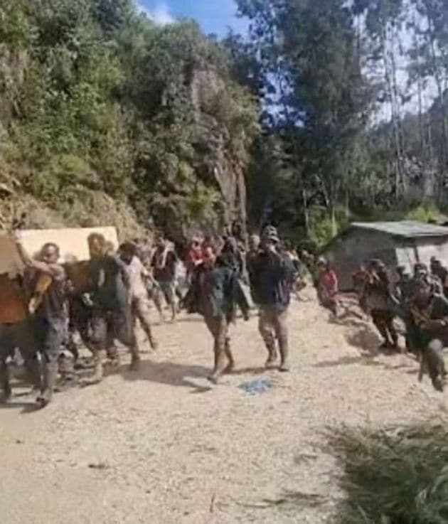 About 4,000 people were living near the affected area, CARE International PNG country director Justine McMahon told ABC television on Monday.