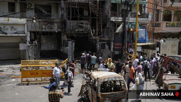 Delhi fire