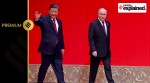 Russian President Vladimir Putin, right, and Chinese President Xi Jinping near the National Centre for the Performing Arts in Beijing, China, on Thursday.