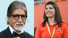 Following, Shah Rukh Khan's KKR's IPL win. Amitabh Bachchan expressed that he felt sad for Sunrisers Hyderabad CEO Kavya Maran (Photos: IMDb/X/sunrisers)