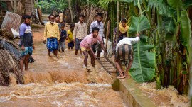 Aftermath of Cyclone Remal in Assam