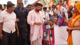 Brij Bhushan Singh, Kaiserganj Lok Sabha constituency, WRESTLING Federation of India, Brij bhushan sexual harassment allegations, women wrestler FIRs, Karan Bhushan Singh,cBJP Kaiserganj candidate, indian expresss news