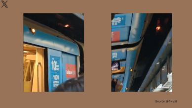 Video of fire at Rajiv Chowk metro station goes viral