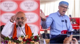 Amit Shah, Omar Abdullah, Union Home Minister, Kashmir visit, BJP, National Conference, Omar Abdullah, directions to administration, defeating National Conference, Lok Sabha elections, Kashmir Valley, local delegations, Sikhs, Paharis, BJP support, security review meeting, Baramulla constituency, proxy parties, People's Conference, Apni Party, Democratic Progressive Azad Party, People's Democratic Party, Article 370 abrogation, political strategy, election campaign, voter turnout, electoral losses, BJP's proxy parties, political allegations, Kashmir politics, Home Minister's visit, National Conference vice-president, electoral claims, voter behavior, political maneuvering, Jammu and Kashmir, June 4 elections.