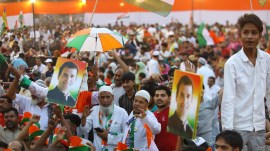 delhi Congress rally, Inflation, unemployment, delhi poll issue, delhi poll issue, INDIA bloc, INDIA bloc supporters, delhi congress aap alliance, delhi news, delhi congress, indian express news