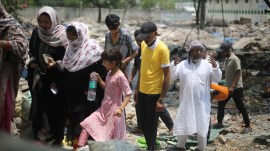 delhi Homes razed, delhi demoloition dive, DDA demolition Lok Sabha polls, Public Schoo, indian express news