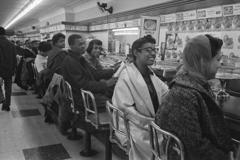 F.W. Woolworths in Greensboro, N.C., became a national symbol of the civil rights movement after students staged a sit-in at a segregated lunch counter (Bettmann, Getty Images)