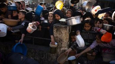 GAZA, RAFAH, ISRAEL- PALESTINE WAR, FOOD AID