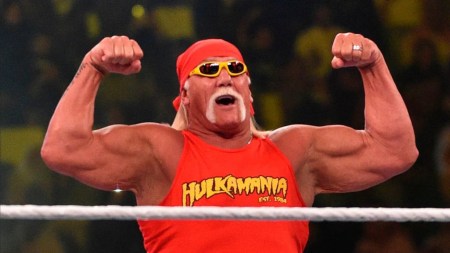 Hulk Hogan during his Hulkamania gimmick run. (Source: X/@nodqdotcom)