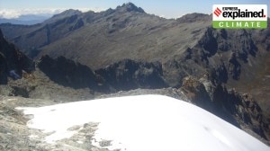 Humboldt glacier in Venezuela