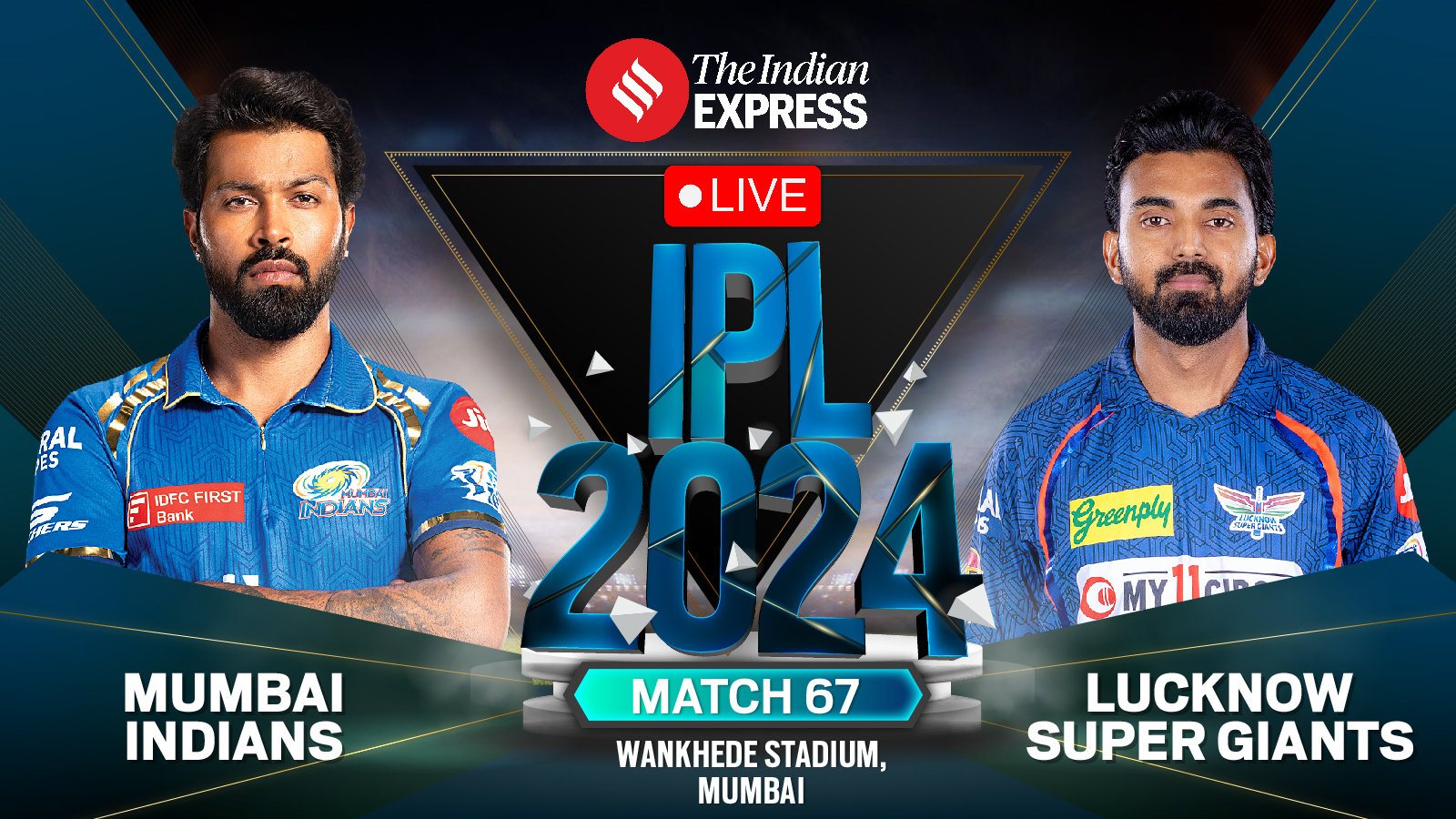 MI vs LSG Live Score, IPL 2024: Hardik Pandya’s Mumbai Indians will take on KL Rahul’s Lucknow Super Giants