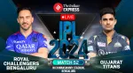 IPL 2024 Live Score: Get Royal Challengers Bengaluru (RCB) vs Gujarat Titans (GT) Live Score Updates from M Chinnaswamy Stadium