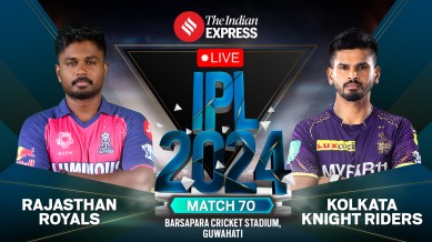 IPL 2024 Live Score: Get Rajasthan Royals (RR) vs Kolkata Knight Riders (KKR) live score updates from Barsapara Cricket Stadium