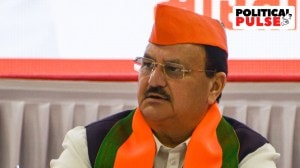 "Why single out BJP? All major opposition parties, national as well as regional, received electoral bonds and together they have got almost the same amount as the BJP received," says J P Nadda. (Express file photo by Sankhadeep Banerjee)