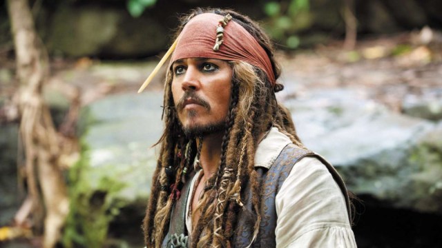 Johnny Depp in Pirates of the Caribbean