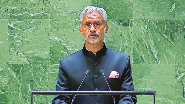 Jaishankar, S. Jaishankar, Markets will be less volatile, Lok Sabha Elections 2024, Domestic stock markets, global stock markets, foreign portfolio investment, BSE benchmark Sensex, Bombay Stock Exchange (BSE), Indian express business, business news, business articles, business news stories