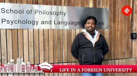 Hercules talks about life in a foreign university, in Scotland