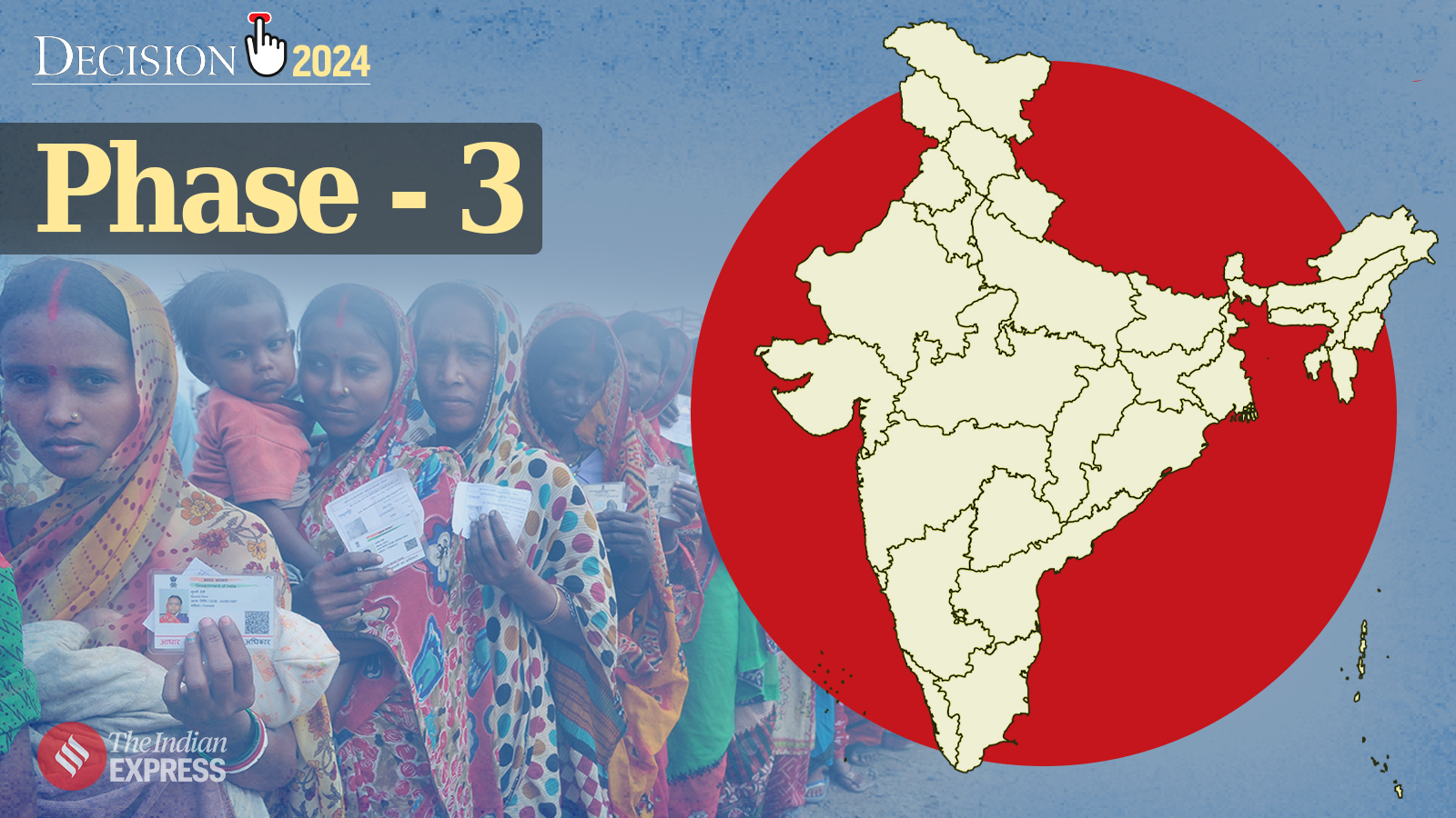 Lok Sabha Election 2024 Phase 3 Live Updates Voting begins in 93