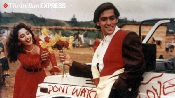 Madhuri Dixit and Salman Khan featured in Hum Aapke Hain Kaun...! (Express Archive Photos)