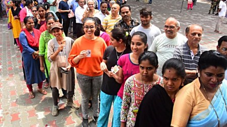 Voter turnout in Maharashtra: Women lag behind men by 4%