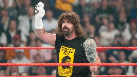 Mick Foley as Cactus Jack (Source: X/@SiriusWrestle)