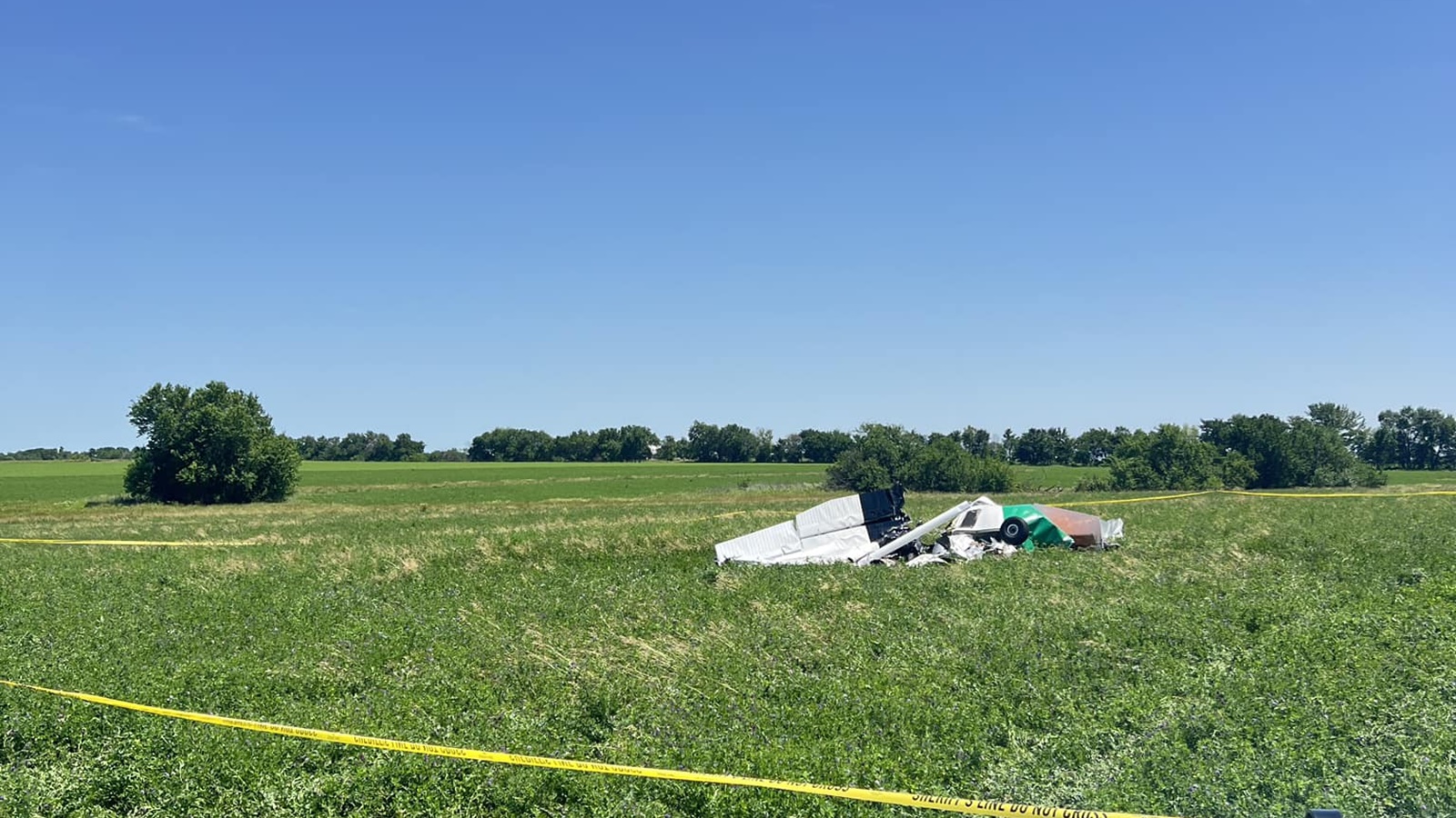 Six skydivers and a pilot parachute to safety before small plane