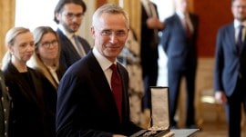 NATO chief says that 40 billion euros will be required to fun Ukraine military.