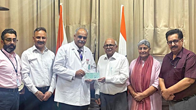 Retd IAS officer donates Rs 2 crore to PGI for poor patients’ treatment ...