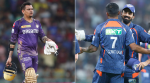 Sunil Narine's belligerent start for KKR and a slew of amazing catches were the key moments from Sunday night in Lucknow. (BCCI)
