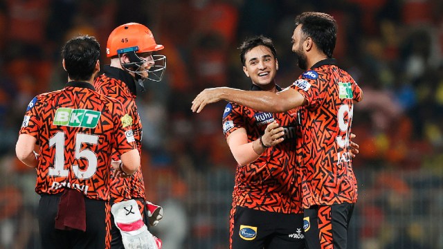 Sunrisers Hyderabad trumped Rajasthan Royals by 36 runs to reach their third IPL final. (Sportzpics)