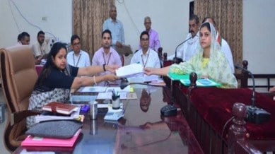 Mukhtar Ansari, Nusrat Ansari, Uttar Pradesh SP candidates list, Suhaib Ansari, lok sabha elections 2024, Ghazipur Lok Sabha seat, Uttar Pradesh, indian express news
