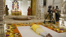 PM Narendra Modi at Ram temple in Ayodhya