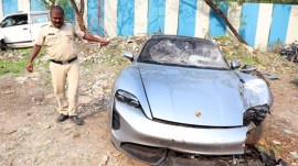 Porsche crash, porsche car accident, Pune porsche crash, Porsche driver arrested, pune porsche crash, porsche car crash deaths, indina express news