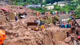 landslide, rains, mizoram