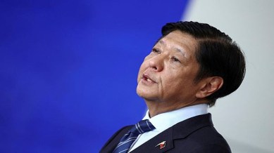 Philippine President Ferdinand Marcos Jr. attends a press conference, held with German Chancellor Olaf Scholz (not pictured), in Berlin, Germany, March 12, 2024