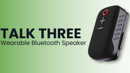 Portronics Talk Three | Portronics wearable bluetooth speaker | Talk Three
