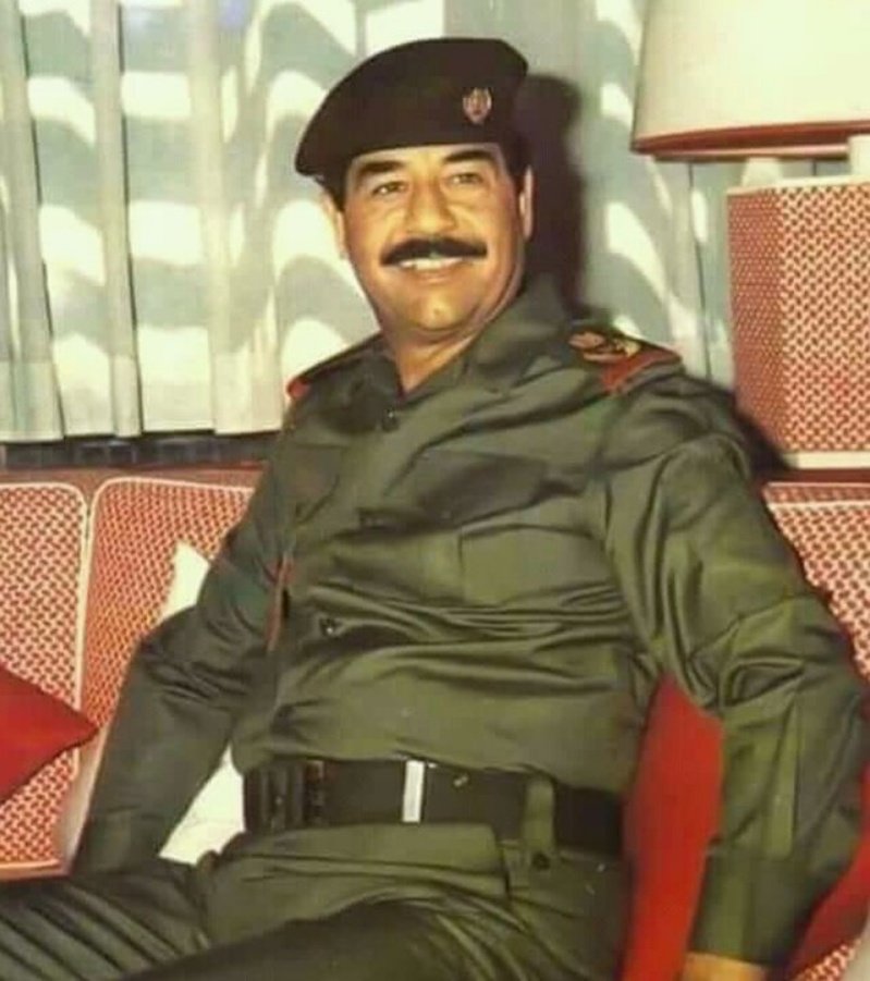 Saddam Hussein in 1980 (Wikimedia Commons)