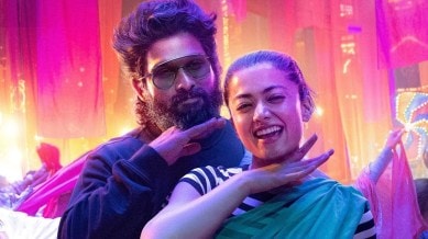 Pushpa 2 The Rule's The Couple Song: Sporting casual attire and a chill demeanour, Allu Arjun and Rashmika Mandanna can be seen gradually immersing themselves in their characters, Pushpa Raj and Srivalli, respectively