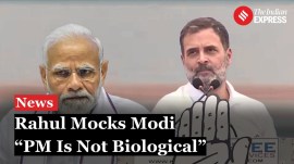 Lok Sabha Election 2024: Rahul Gandhi takes jibe at PM Modi, 'Our PM Says He Is Not Biological Like Us!'