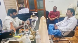 Ram Gopal Varma meets Vijay Sethupathi (Image: Ram Gopal Varma/X)